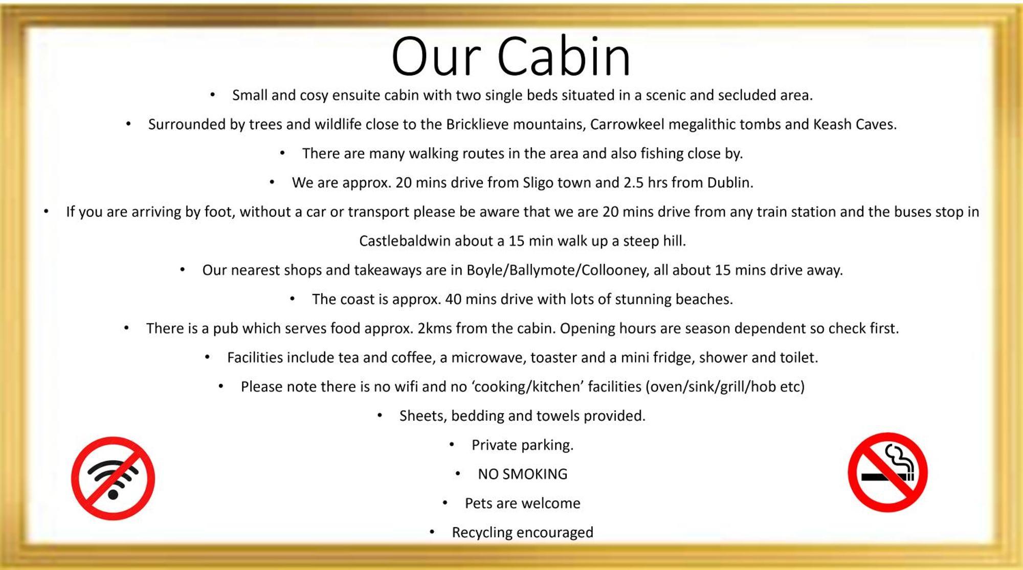 Carrowkeel Cabin Sligo Exteriér fotografie